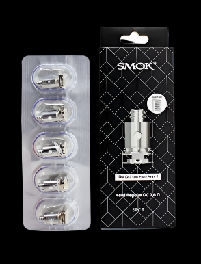 SMOK Nord Coil 5 PCS/PCK, 1.4Ω Nord Mesh Coil, smooth mouth-to-lung vaping with quick plug and play installation, compatible with SMOK Nord devices for Ontario and Quebec vapers.