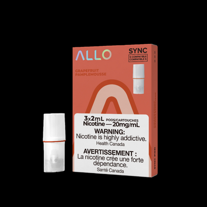 Allo Sync Pods Strawberry Kiwi - high-quality vape pods with smooth draw and bold flavour, available in Hawkesbury, Ottawa, and across Ontario.
