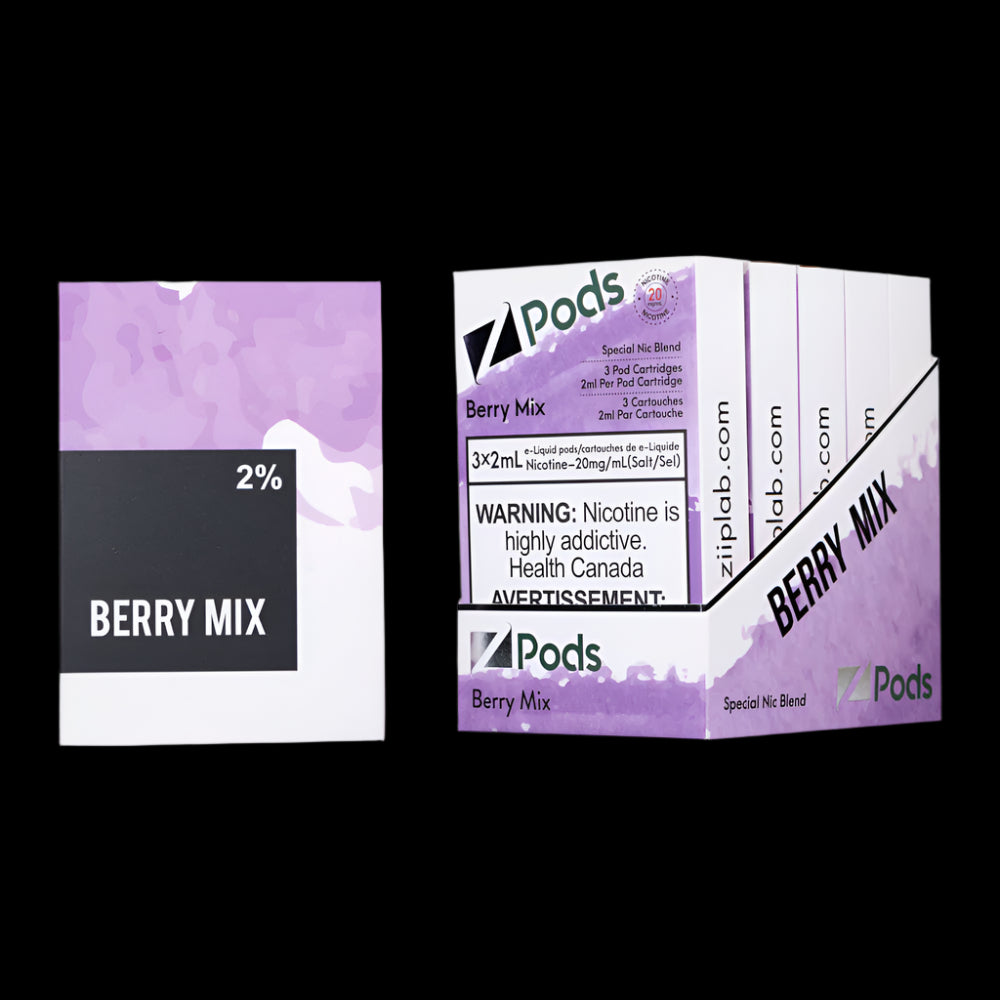 Z Pods -  Banana Iced - premium vape pod with rich flavour and smooth experience, available in Hawkesbury, Ottawa, and across Ontario.