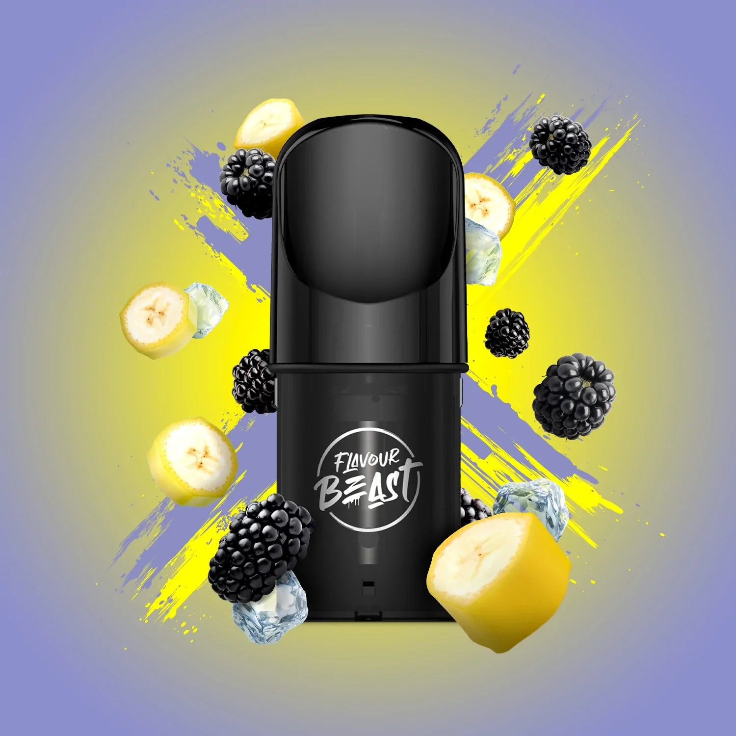 Flavour Beast Pods, Arctic Ice flavour pod, crisp and refreshing vape with smooth nicotine satisfaction, ideal for vapers in Ontario and Quebec.