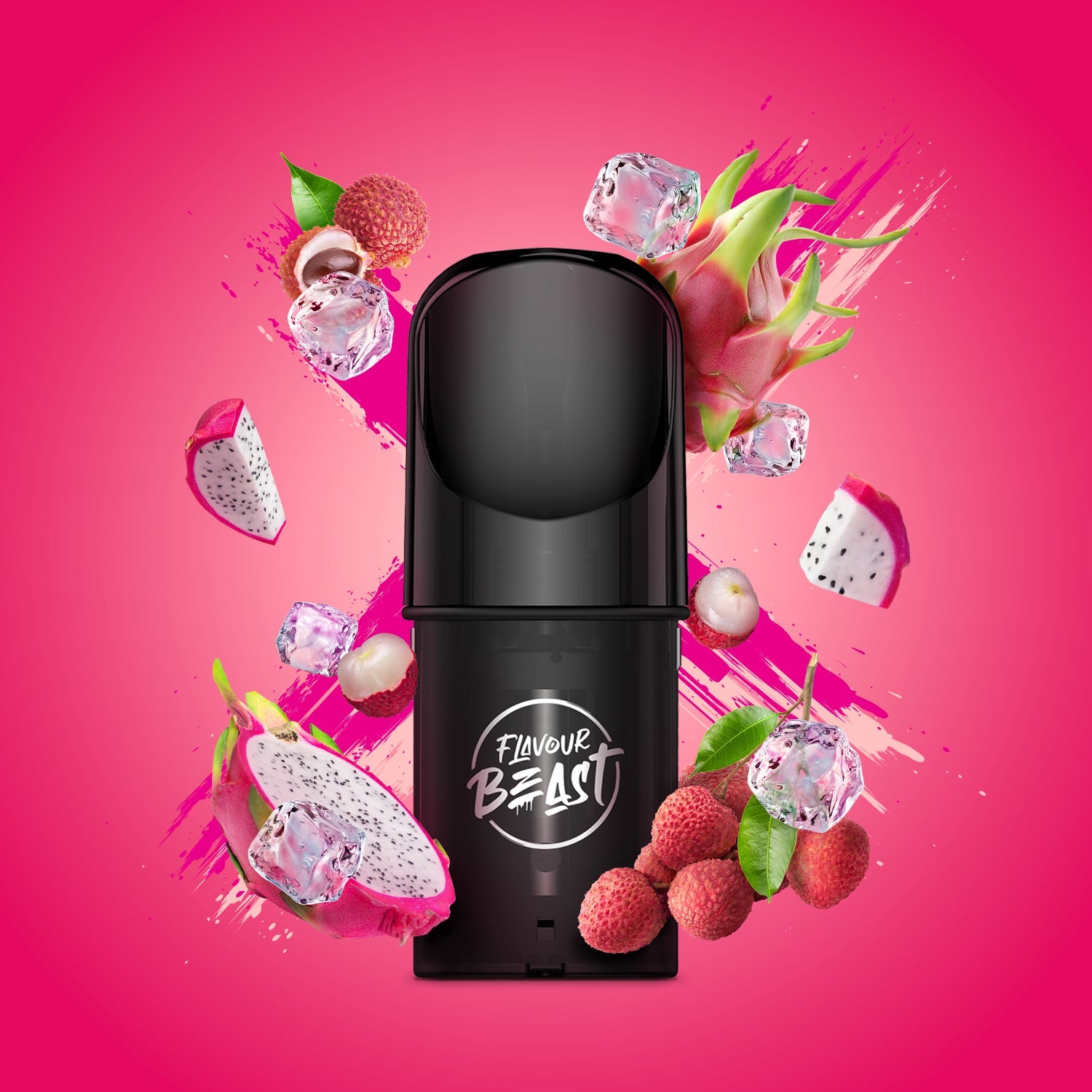 Flavour Beast Pods, Slamin' STS Iced flavour pod, 2mL pre-filled high-grade vape juice, compatible with STLTH and Allo devices, optimized for Ontario and Quebec vapers.