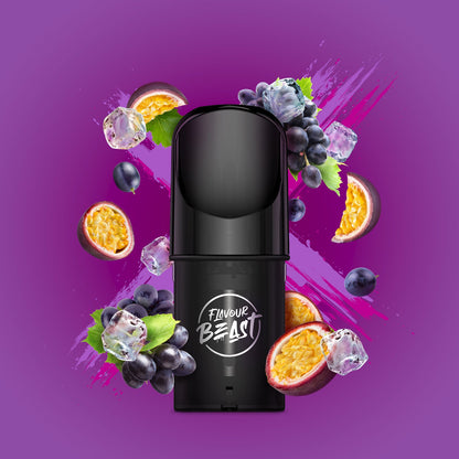 STLTH Pods Flavour: Groovy Grape Passionfruit Iced Flavour Beast pods | Supa Vapes - Hawkesbury, Ottawa & Ontario Vape Shop