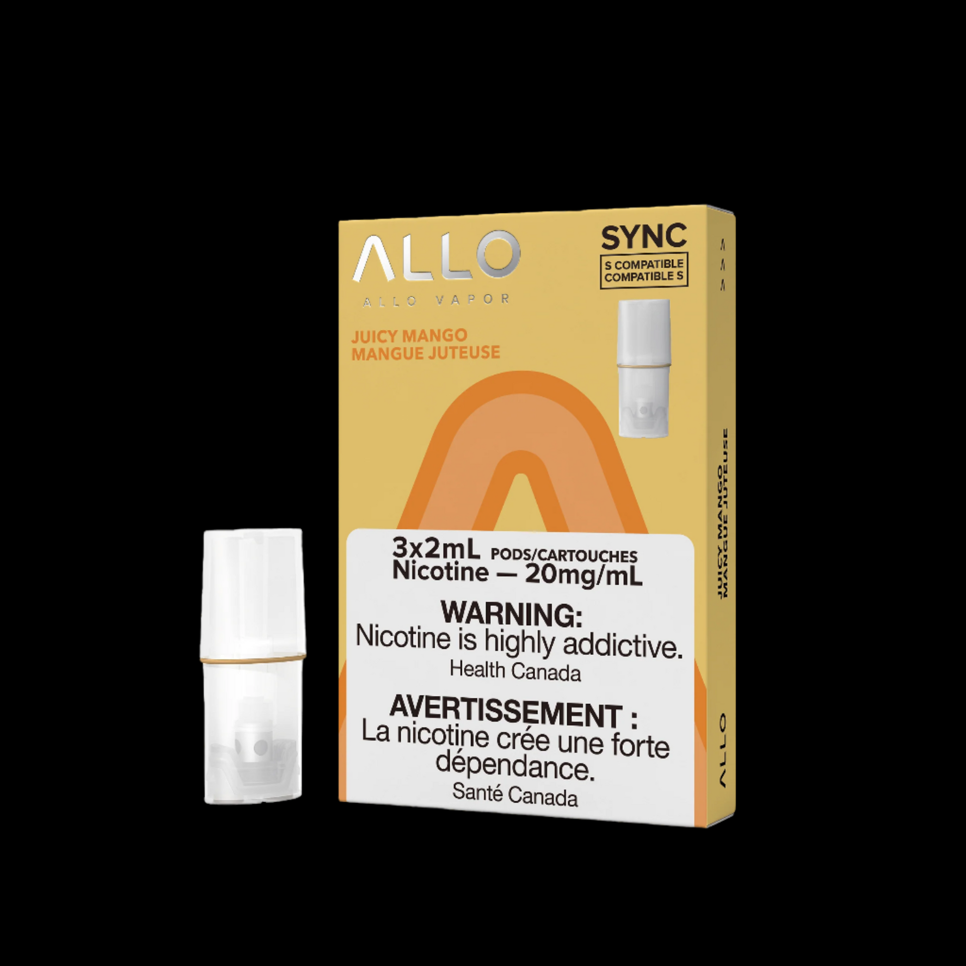 Allo Sync Pods Classic Tobacco - high-quality vape pods with rich flavour and smooth draw, available in Hawkesbury, Ottawa, and across Ontario.