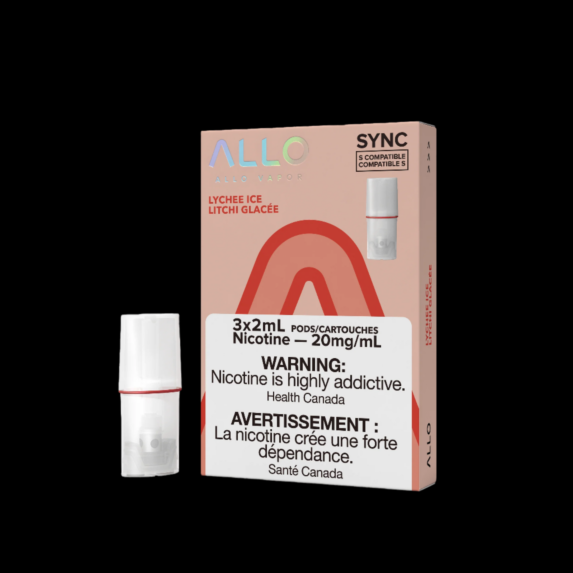 Allo Sync Pods Melon Ice - high-quality vape pods with rich flavour and smooth draw, available in Hawkesbury, Ottawa, and across Ontario.