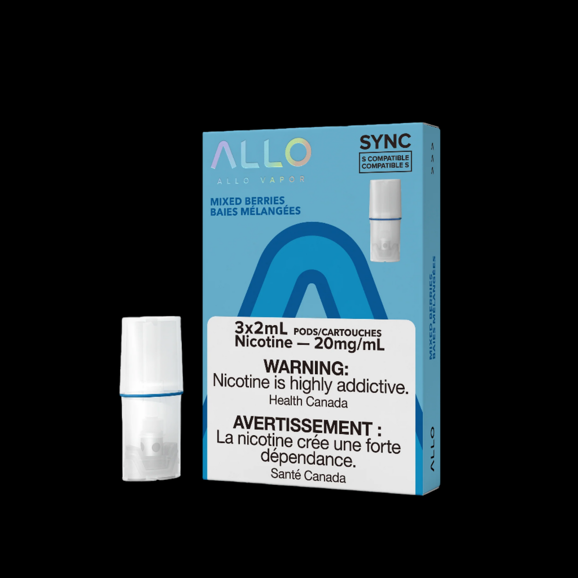 Allo Sync Pods Guava Ice - high-quality vape pods with rich flavour and smooth draw, available in Hawkesbury, Ottawa, and across Ontario.