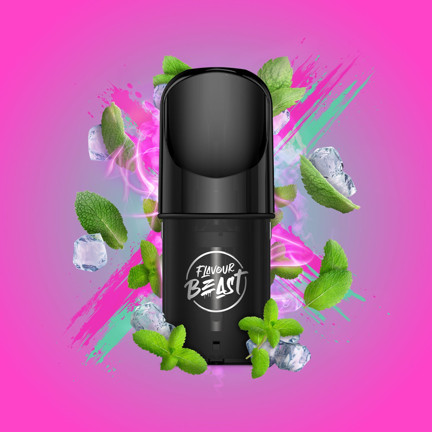 Flavour Beast Pods, Weekend Watermelon flavour, rich taste with nicotine options, compatible with STLTH and Allo devices, designed for vapers in Ontario and Quebec.