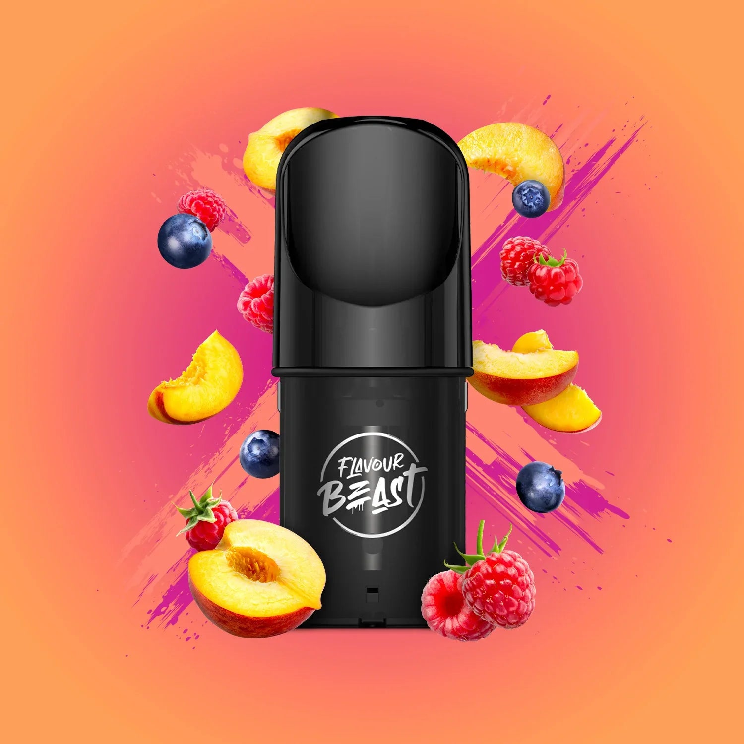 STLTH Pods Flavour: Packin' Peach Berry Flavour Beast pods | Supa Vapes - Hawkesbury, Ottawa & Ontario Vape Shop