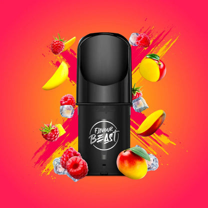 STLTH Pods Flavour: Ragin' Razz Mango Iced Flavour Beast pods | Supa Vapes - Hawkesbury, Ottawa & Ontario Vape Shop