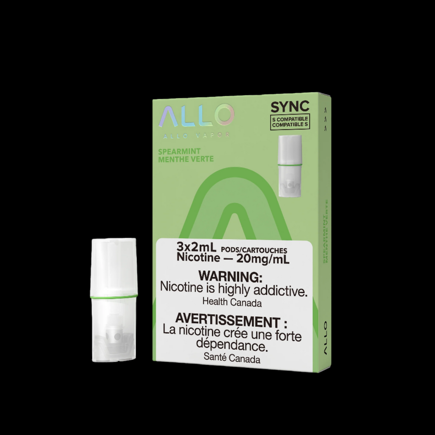 Allo Sync Pods Juicy Mango - high-quality vape pods with rich flavour and smooth draw, available in Hawkesbury, Ottawa, and across Ontario.