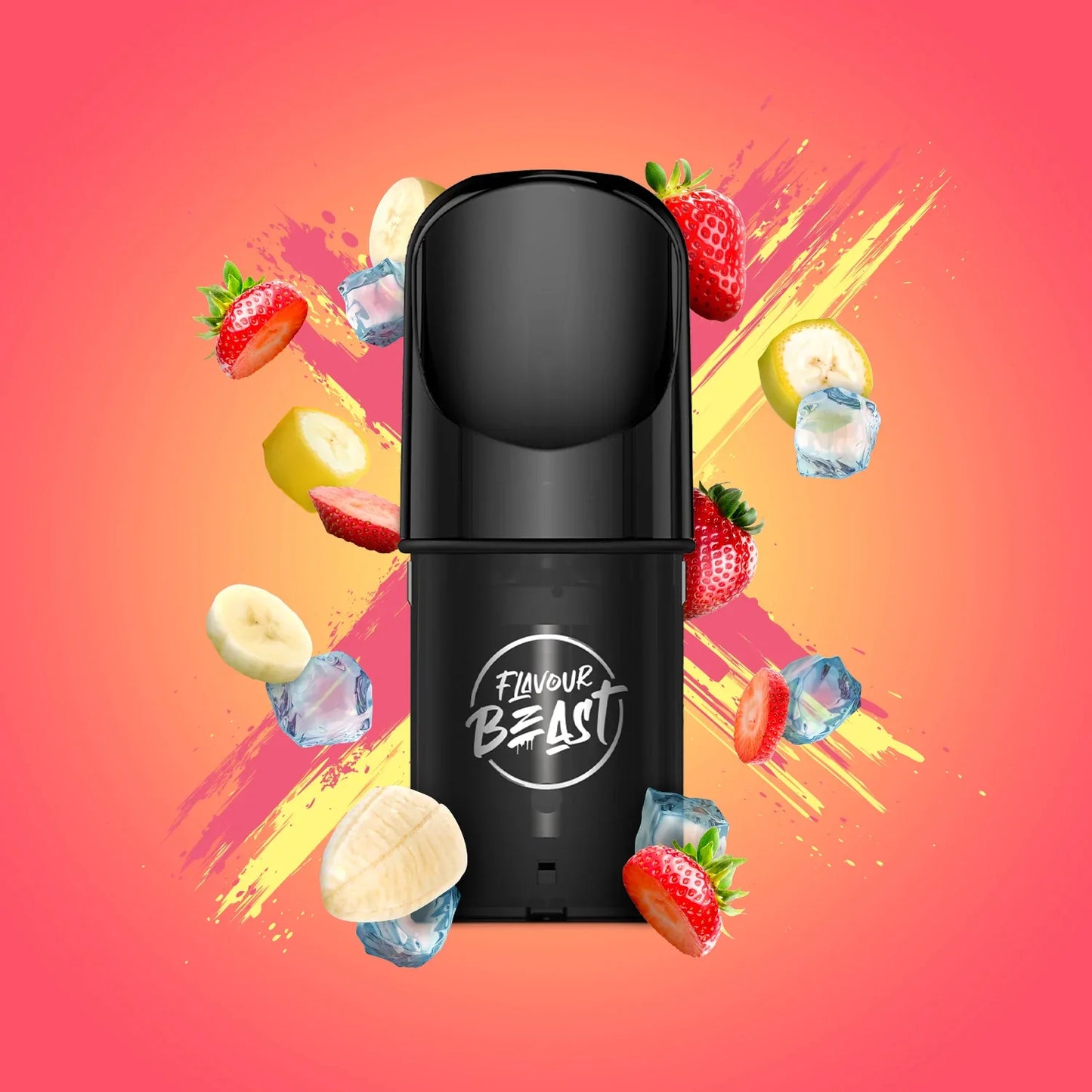 STLTH Pods Flavour: Str8 Up Strawberry Banana Iced Flavour Beast pods | Supa Vapes - Hawkesbury, Ottawa & Ontario Vape Shop