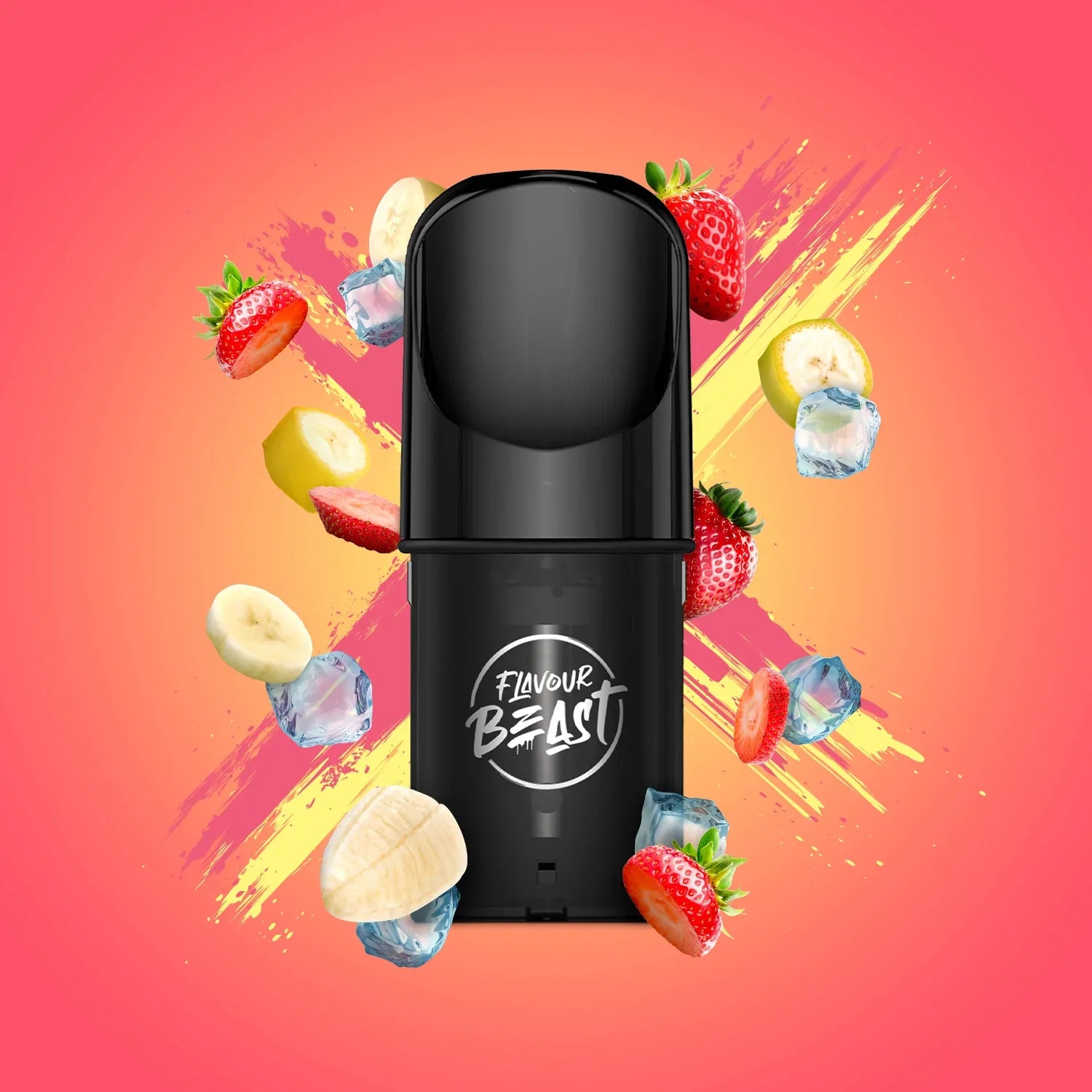 STLTH Pods Flavour: Str8 Up Strawberry Banana Iced Flavour Beast pods | Supa Vapes - Hawkesbury, Ottawa & Ontario Vape Shop