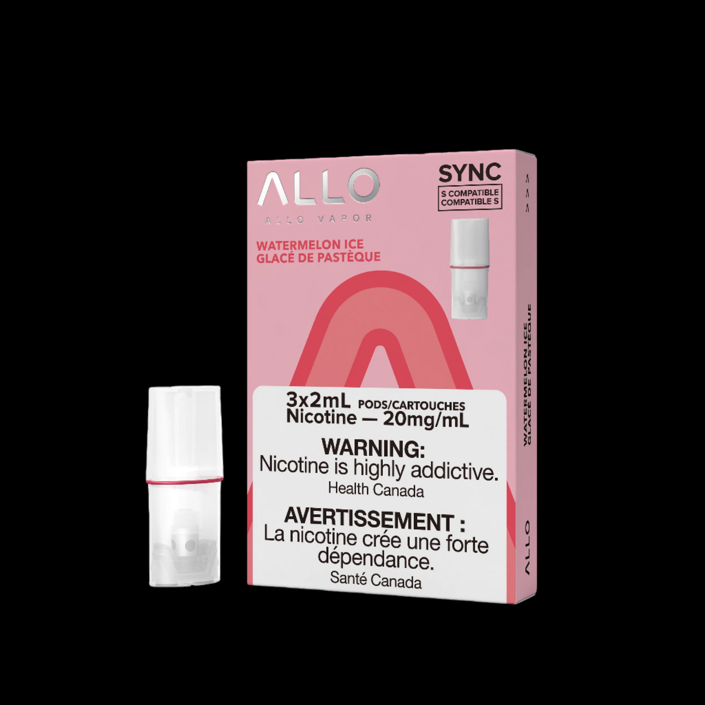 Allo Sync Pods Fuji Apple Ice - high-quality vape pods with rich flavour and smooth draw, available in Hawkesbury, Ottawa, and across Ontario.
