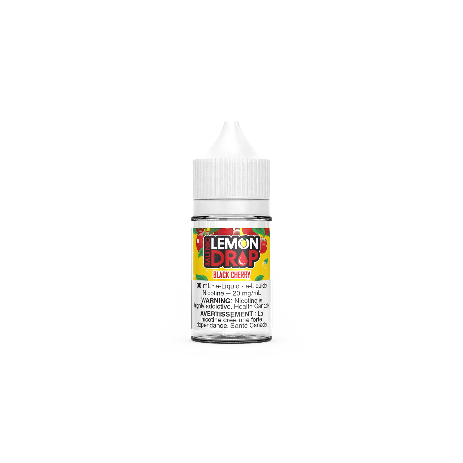 Lemon Drop Salt Nic, Banana flavour, 20mg nicotine, citrusy sweet and smooth vape juice, ideal for Ontario and Quebec vapers