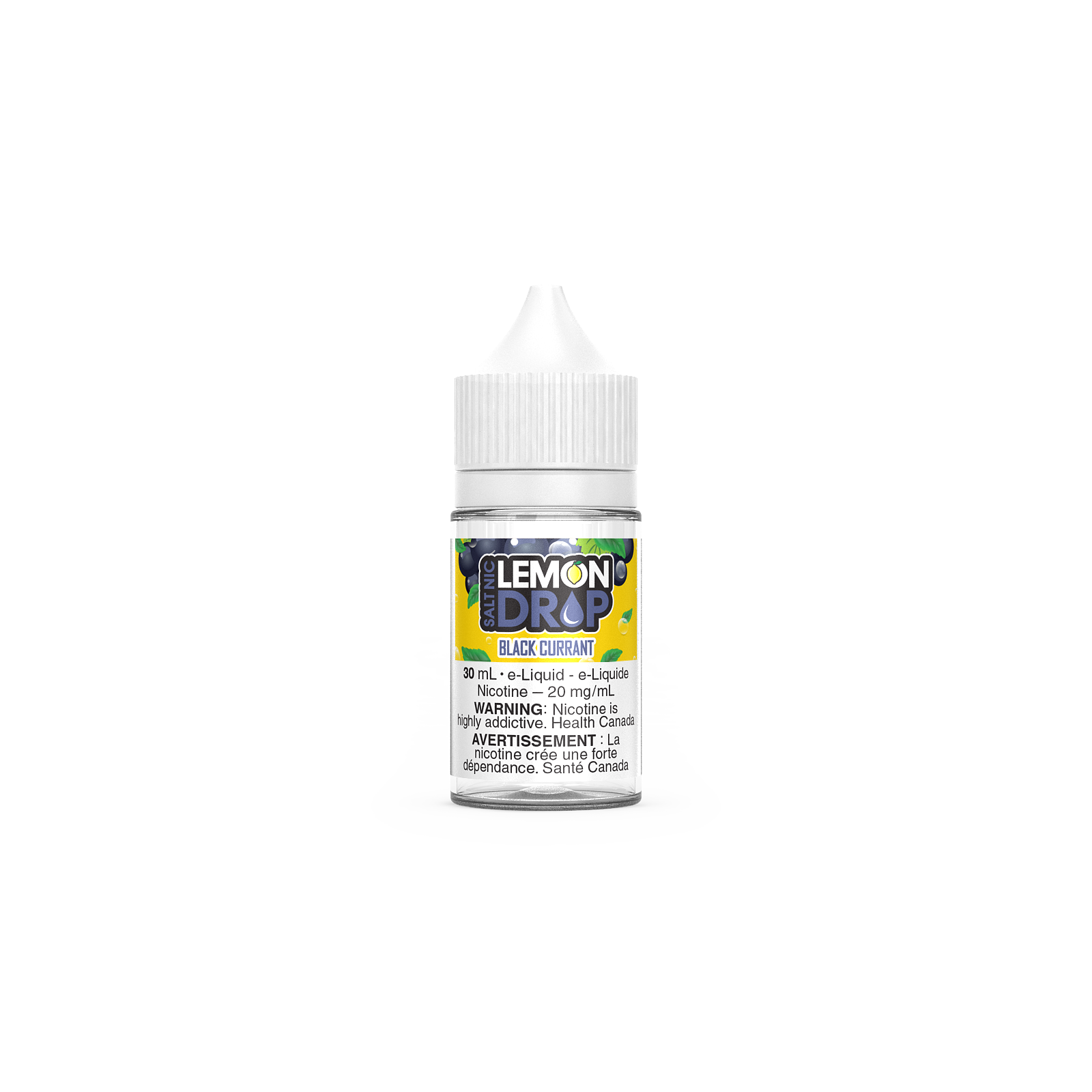 Lemon Drop - Salt Nic, Banana flavour, BOLD 50mg nicotine strength, zesty citrus vaping experience, intense bold banana taste, available in Ontario and Quebec.