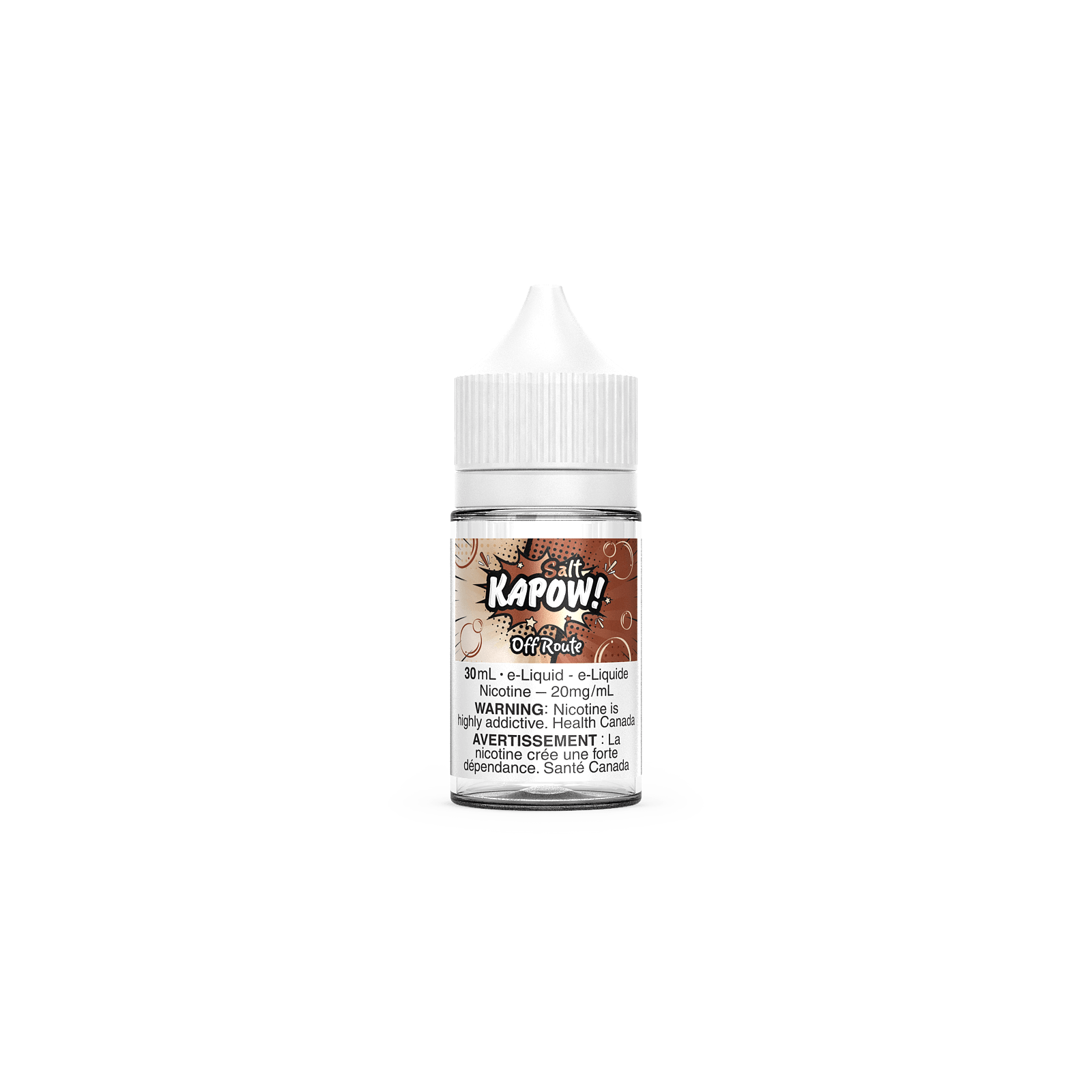 KAPOW! - Salt Nic, Classic/Fizzy flavour, BOLD 50 nicotine strength, sweet fizzy vape, salt nicotine satisfaction, ideal for Ontario and Quebec vapers