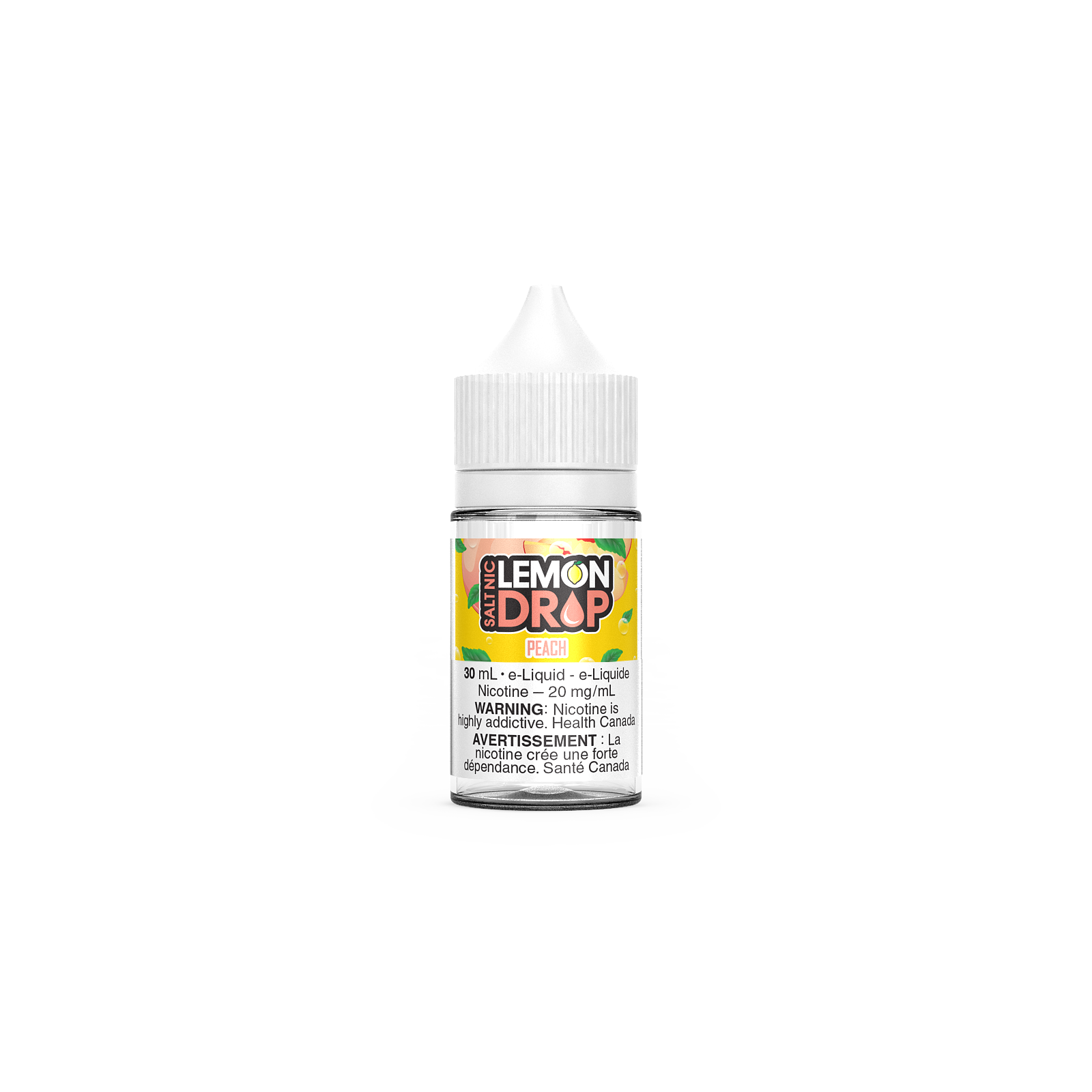 Lemon Drop Salt Nic e-liquid, Blue Raspberry flavour, 20mg nicotine strength, citrusy and tangy smooth vaping experience, ideal for Ontario and Quebec customers.