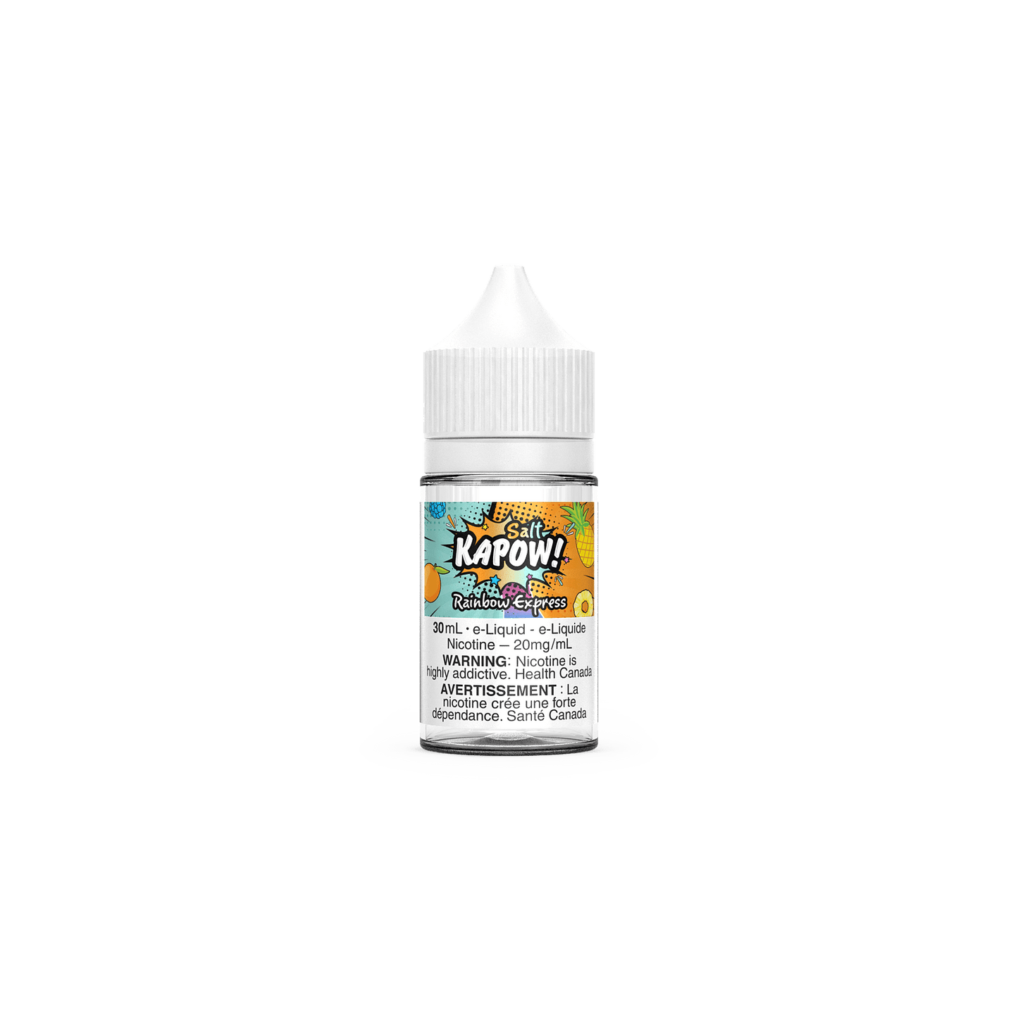 KAPOW! salt nicotine ejuice - Cloudy BOLD 50 - powerful vape experience available in Hawkesbury, Ottawa, and across Ontario.