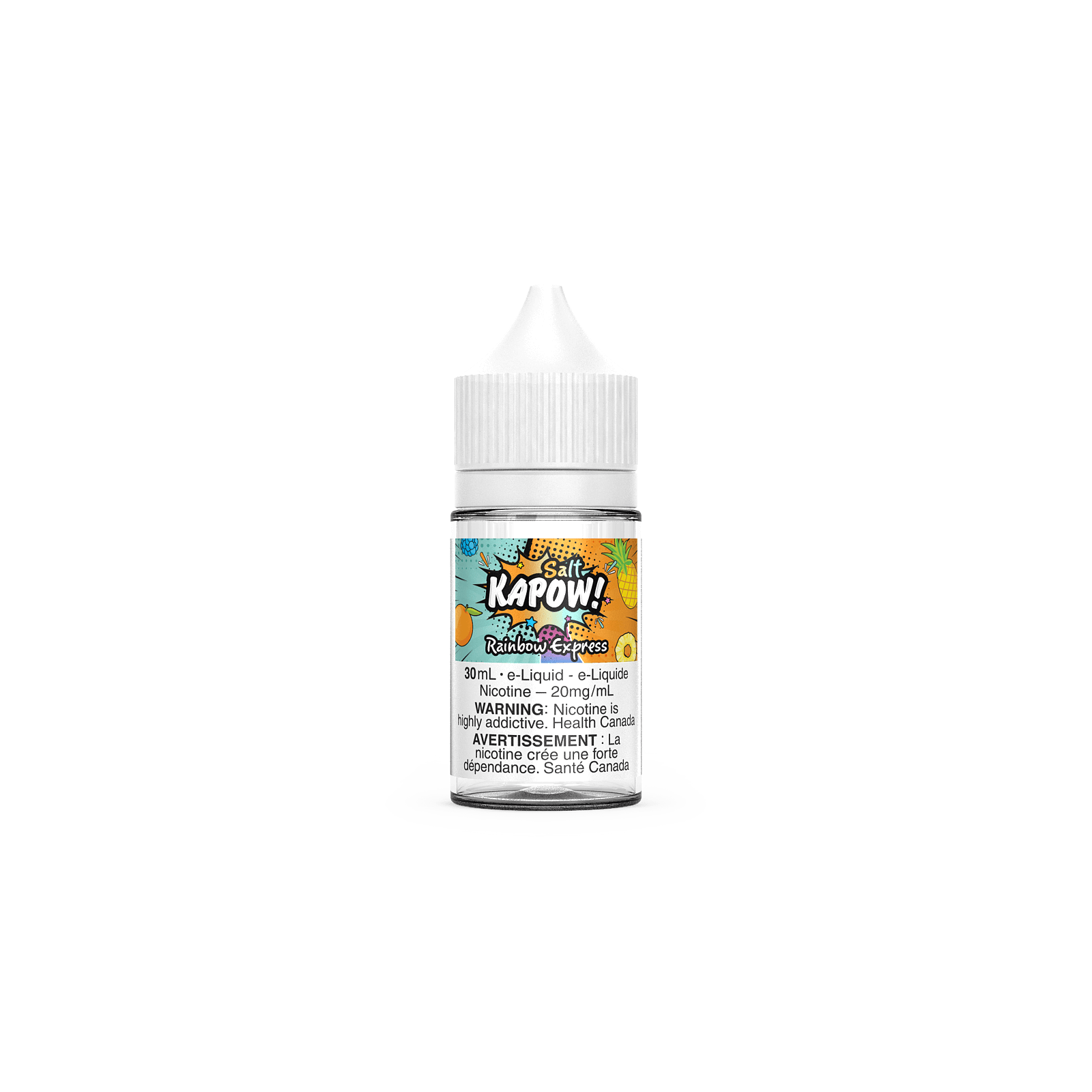 KAPOW! salt nicotine ejuice - Cloudy BOLD 50 - powerful vape experience available in Hawkesbury, Ottawa, and across Ontario.