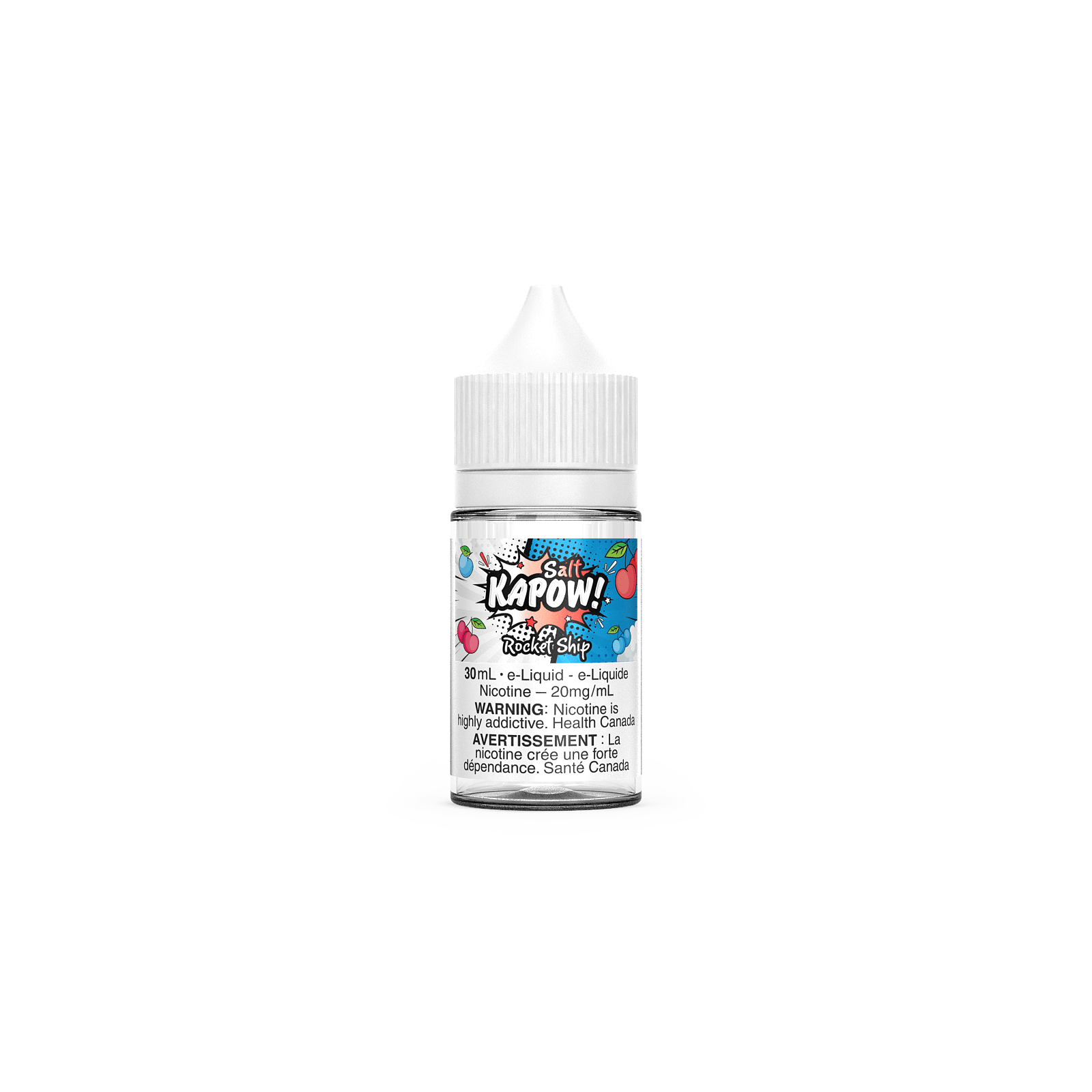KAPOW! salt nicotine ejuice - I'm Blue 12mg - powerful vape experience available in Hawkesbury, Ottawa, and across Ontario.